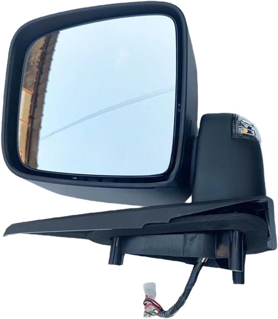 Side Rear View Mirror Compatible For BAIC For BJ40 Car Outside Rearview Mirror Assembly(Electroplate Left) (Black Right)