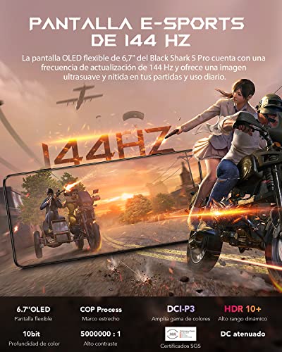 Black Shark 5 Pro [5G] Gaming Smartphone 8+128GB