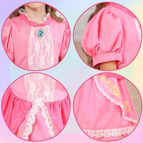 Disfraz rosa para niñas para Halloween y Carnaval miniatura 5