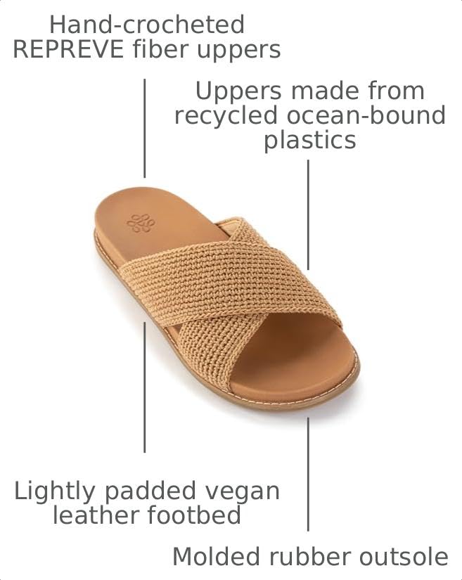 Image of The Sak Penelope Slide Sandals - Women's Flat Slides, Soft Cushion Sole