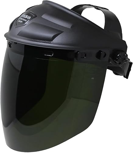 Miniatura 7 de TITUS Gafas de seguridad de soldadura IR de estilo retro con escudo lateral plegable o ajuste OTG sobre gafas Rx IR3 IR5