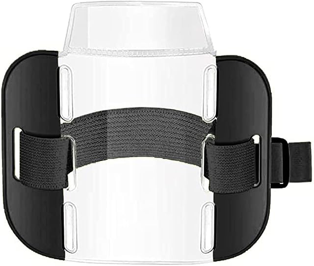 Sia Badge Holder with Adjustable Strap High Visibility Arm Badge Holder Best Security Staff ID Card Holder Band