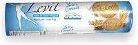 Biscoito Integral Leite E Cereais Levit 145G, Dallas Alimentos, Biscoito Doce Integral Com Cereais E Leite, Azul, 0% Gordura Trans E Ideal Para Dietas Com Mais Fibras, Alimentação Integral E Saborosa