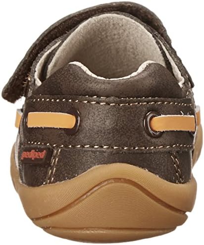 pediped Grip N Go Norm Shoe Boat Shoe (Big Kid), Brown, 19 EU (4-4.5 E US Big Kid) | Image 2