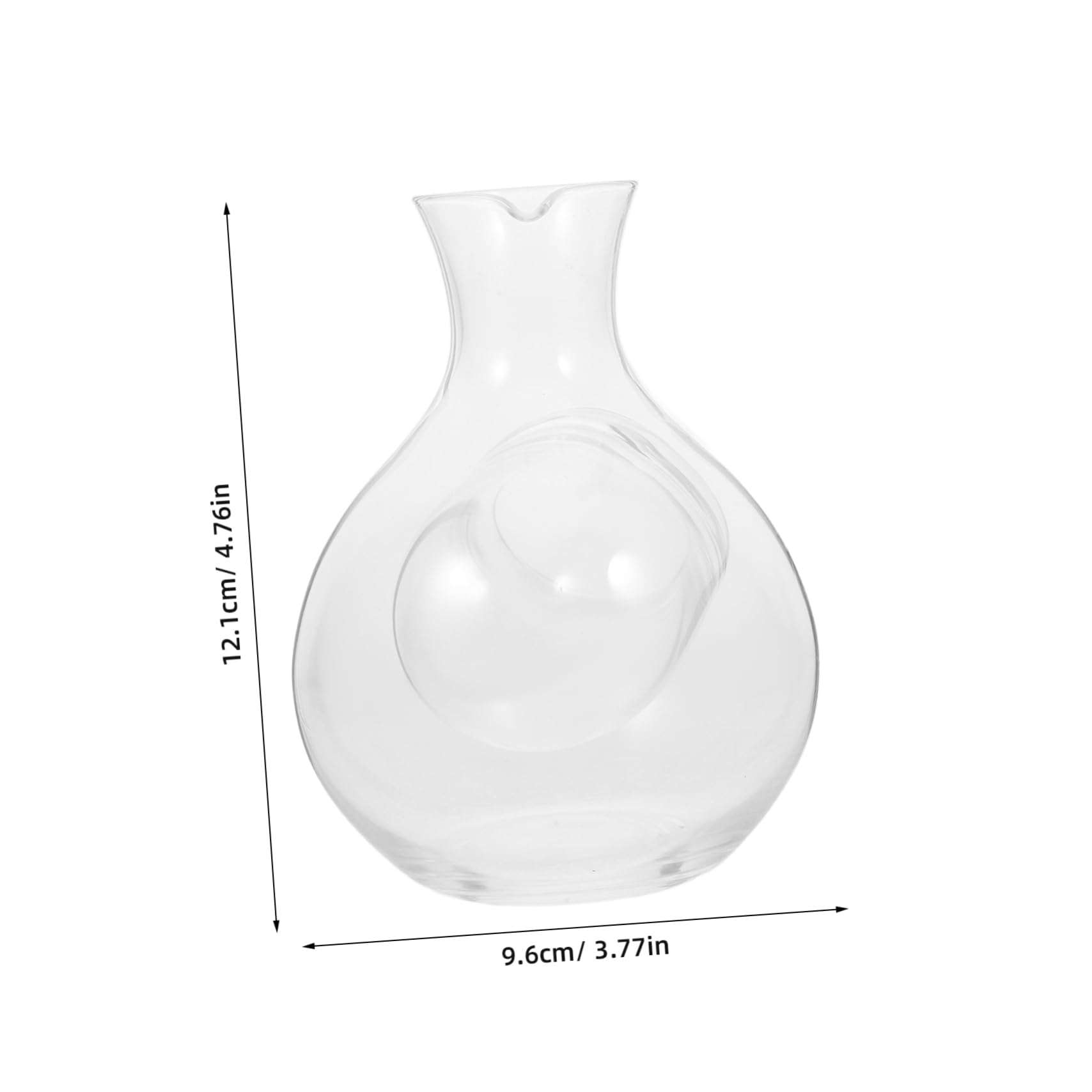 SOLUSTRE Wine Dispenser Wine Decanter Whiskey Decanter Glass Transparent