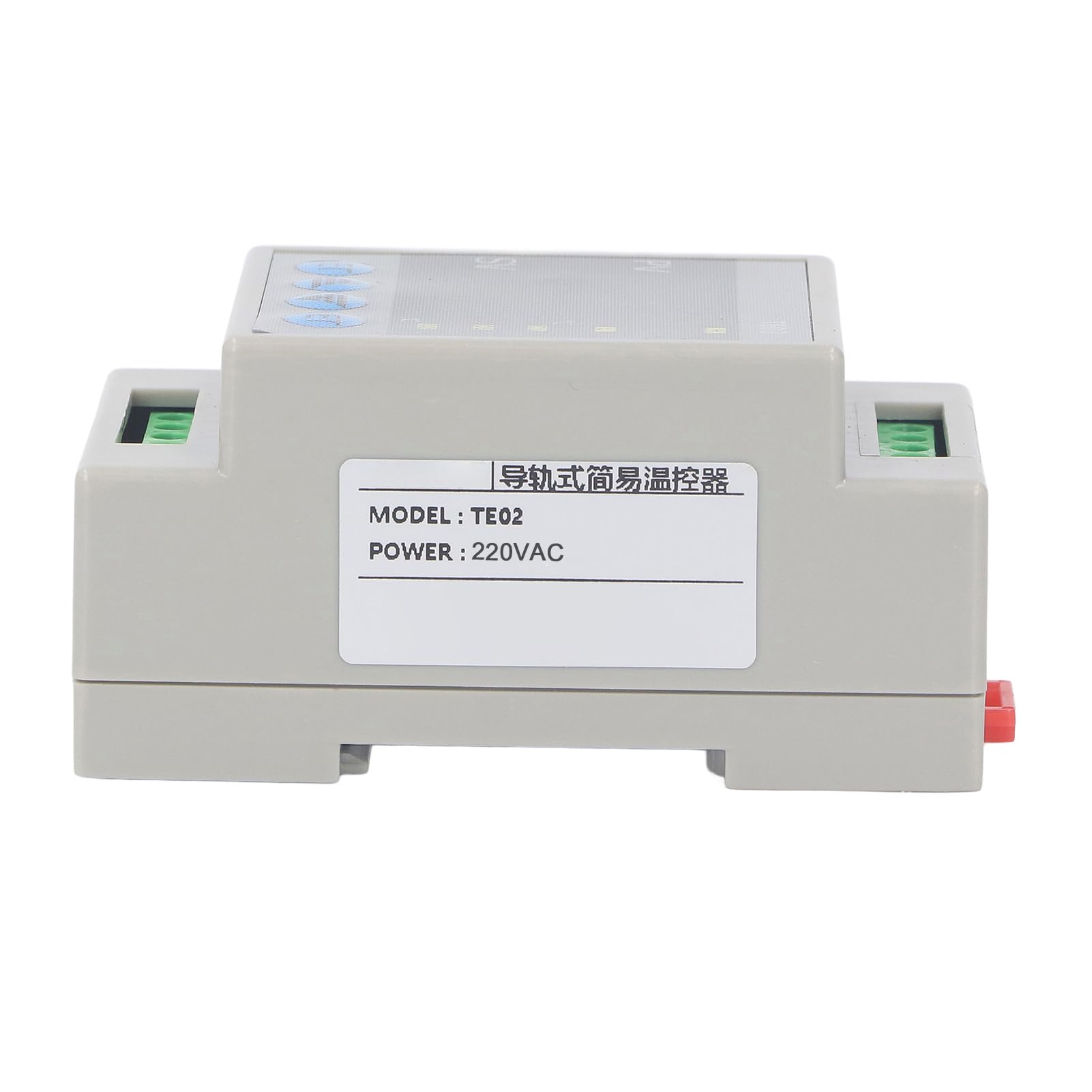 Controlador de Temperatura Micro de Carril DIN Módulo de Termostato con Pantalla Digital 220VAC de Alta Precisión para Control de Temperatura