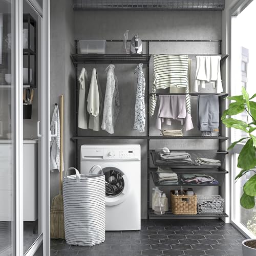 BOAXEL Ensemble de linge Anthracite 165x40x201 cm pour dressing - 3