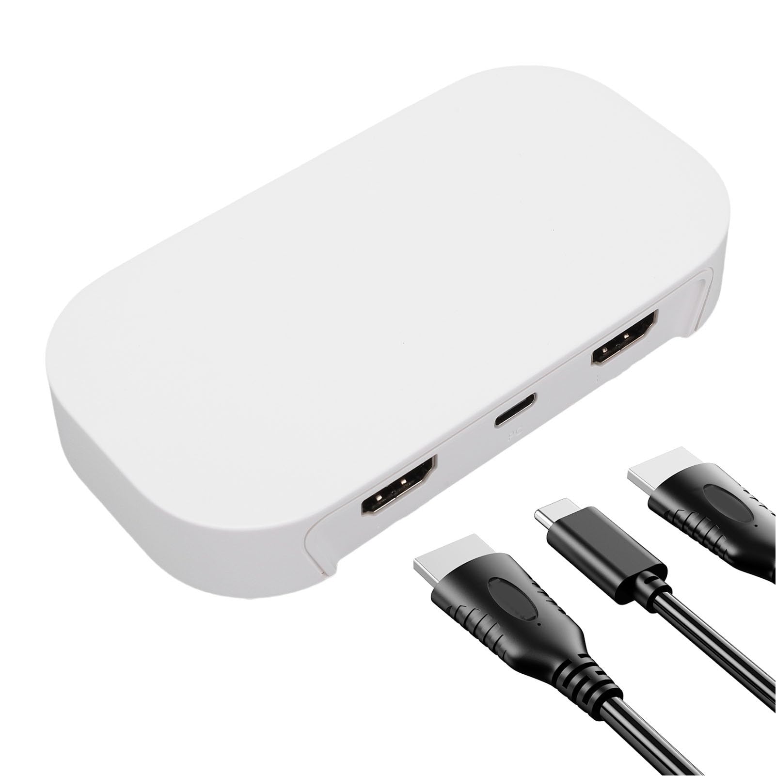 Diyeeni Tarjeta de Captura de Video, USB 3.2 Gen1 Tipo C 4K 60Hz Bypass Grabación 2K 30Hz, Plug and Play sin Alimentación Externa, con Adaptador Tipo C, para Juegos Streaming DSLR
