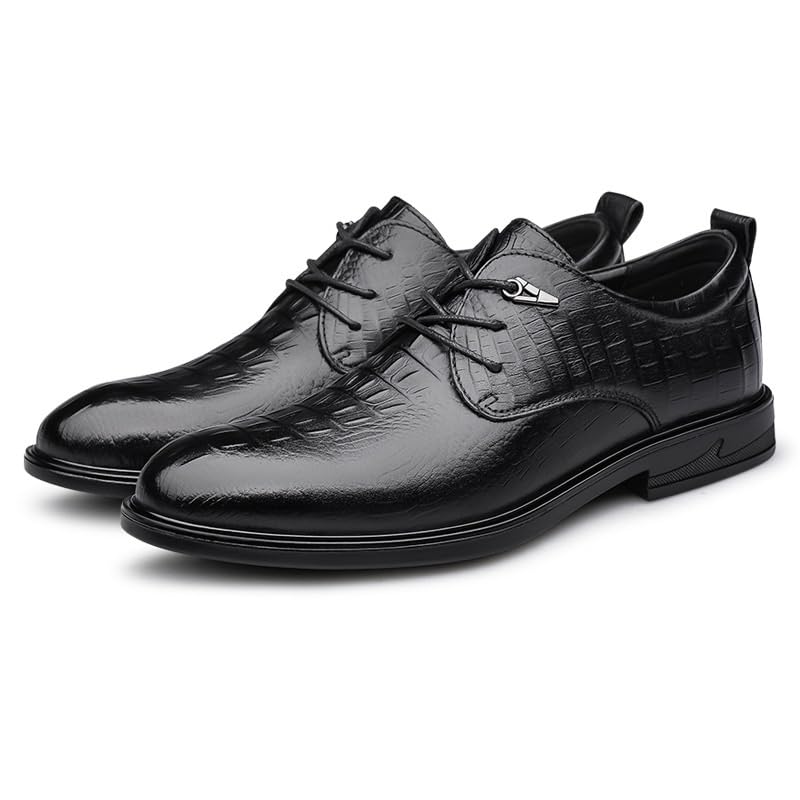 Men's Classic Modern Formal Oxford Wingtip Lace Up Dress Shoes Mens Classic Oxford Shoes Casual Business Walking Shoes for Men Modern Lace Up Formal Dress Shoes2