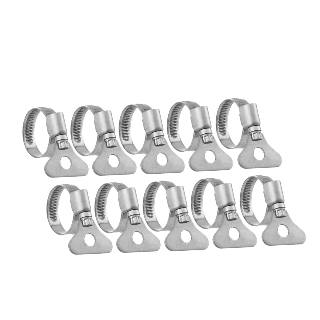 - B K JAGAN & CO Hose Screw Clamps (Pack of 10) (1 Inch)