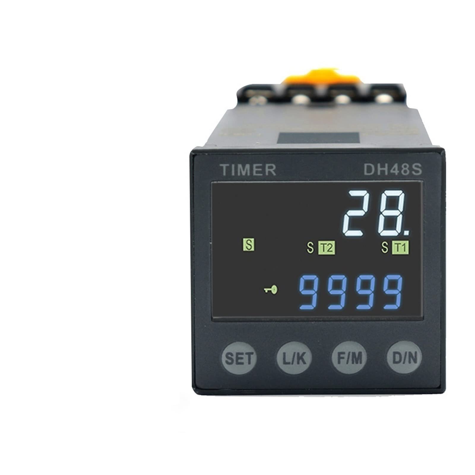 AERBNYEQP Product DH48S DC/AC24V AC220V Programmable Delay Relay 0.01S-99990h with Socket Base Series Time 1Pcs(MG6A-5TH - 220VAC)
