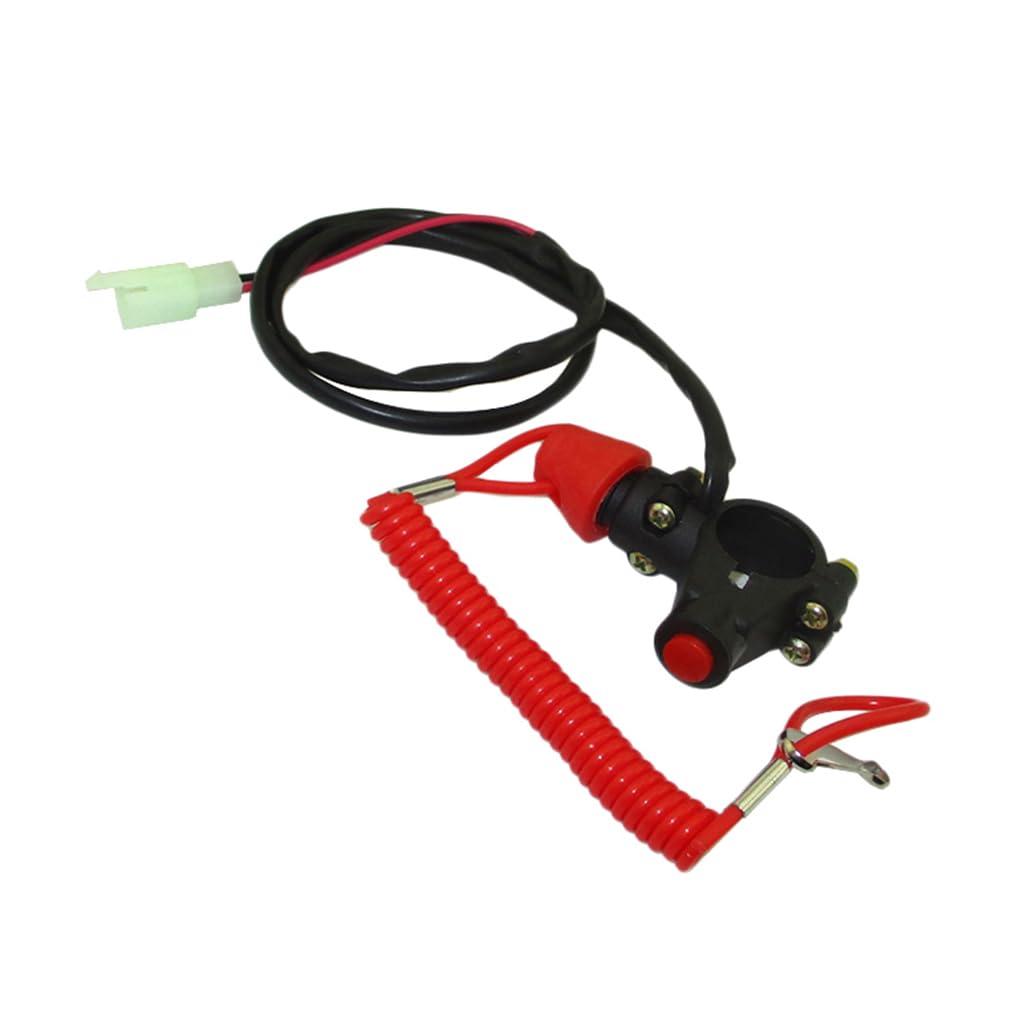 Interruttore Sicurezza Quad Interruttore Spegnimento Moto EMagTech - 2 Pezzi Per Manubrio 22mm Mini Moto 47CC/49CC Pulsante Spegnimento Manubrio - 9