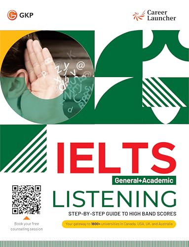 Image of GKP IELTS 2025 Set of 6 Books for Academic+ General Test by Career Launcher (Reading, Listening, Writing, Speaking, Grammar and Aviator) Edition| English Books