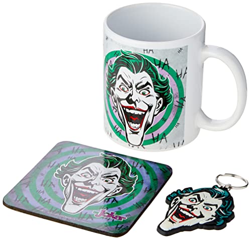 Coffret cadeau: Mug, Sous-verre, Porte-clés - Le Joker