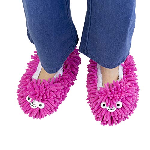 Gift Republic Llama Cleaning Slippers
