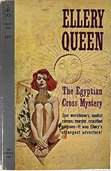 Mass Market Paperback Ellery Queen Egyptian Cross Mystery Book