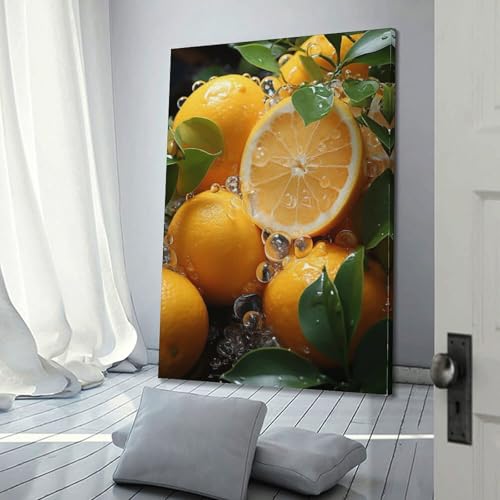 Poster fruits oranges fraîches tableau mural salon 40x60cm - 3