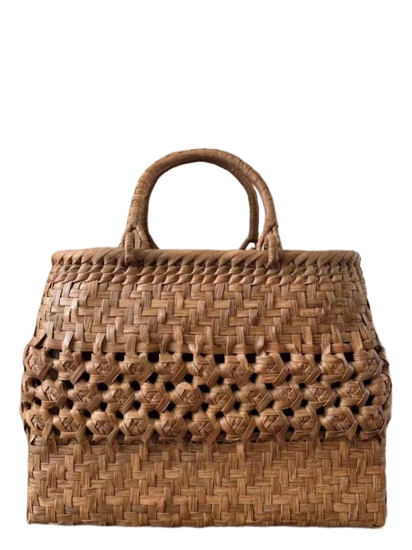 Amazon | 山葡萄かごバッグ 山葡萄籠バッグ 手作り 【網代編み