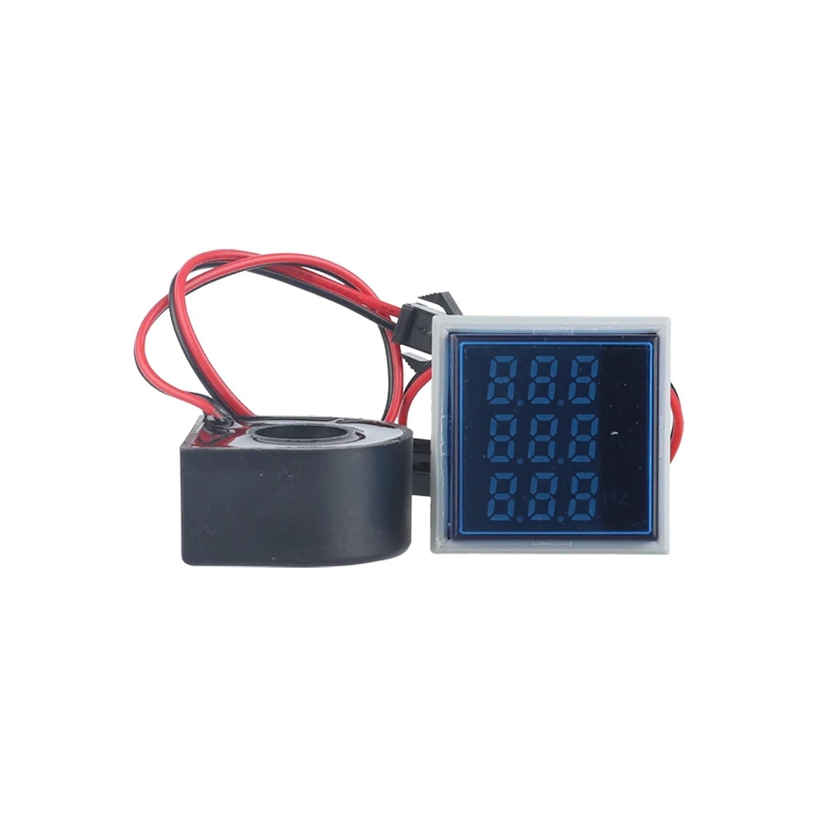 AUOQKQUT 1pc Blue AC50-500V Square LED Digital Indicator Voltmeter Ammeter Frequency meter