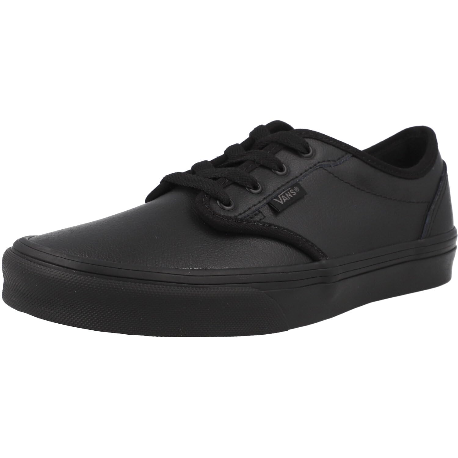 Vans Atwood Sneaker, tumble black/black, 4.5 UK Child
