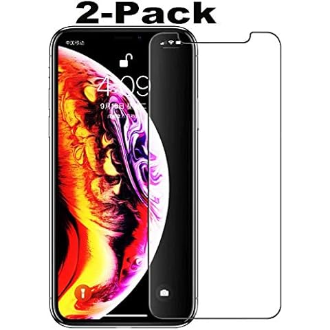 (2-Pack) CaseHQ Compatible with Apple iPhone 11 Pro Max/iPhone Xs Max Screen Protector 6.5 Inch 2019/2018 Release Tempered Glass 0.25mm Anti Scratch Advanced HD Clarity Work with Most Case Cover