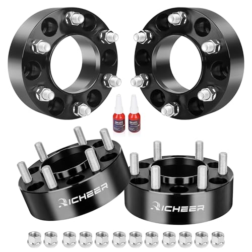 Image of Richeer 2 inch 6x5.5 Hub Centric Wheel Spacers for 2024+ Tacoma Tundra