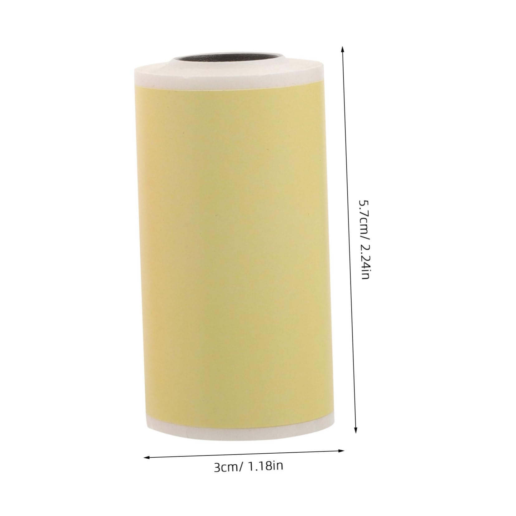 HOMSFOU 5 Set Etichette Termiche Autoadesive Per Stampante Mini Resistente All E Facile Applicare Etichette Matte Per Organizzazione E Chiara 9 * 5