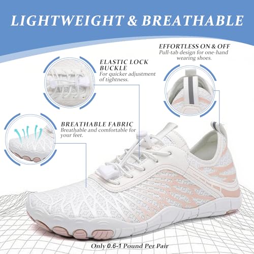 Hiking Barefoot Shoes,Wide Toe Water Shoes,Running Boots Sneakers,Athletic Footwear Trainer for Men/Women Unisex2