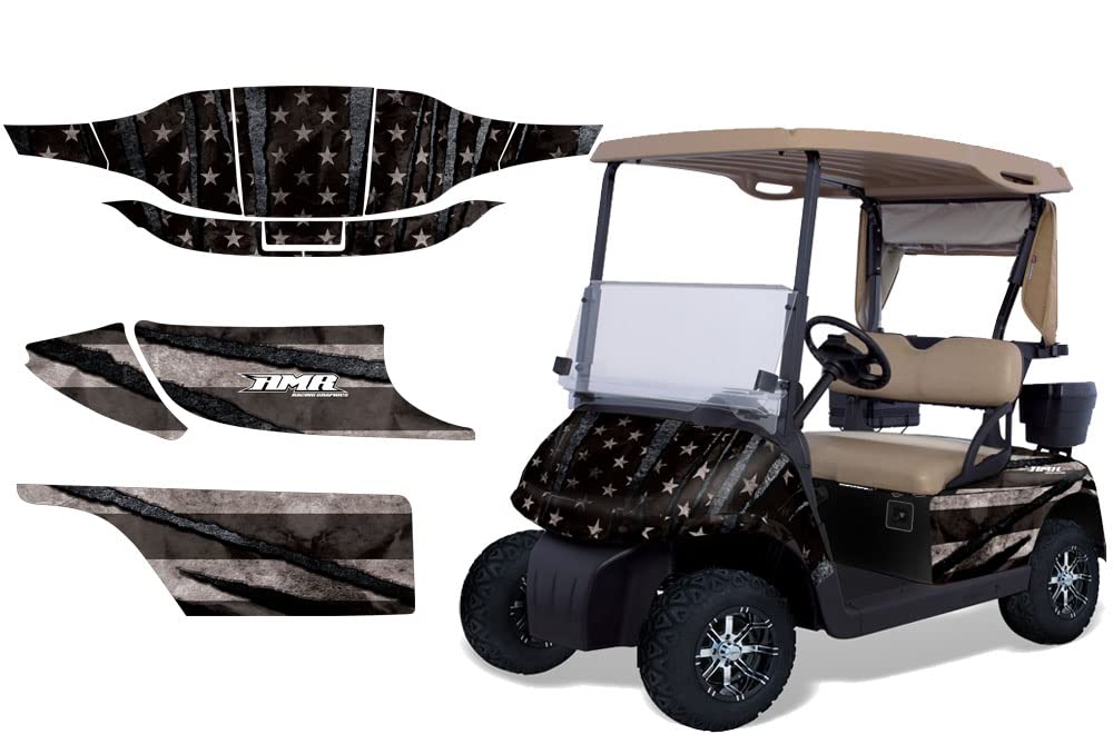 Kit deco E-Z-GO TXT AMR Racing vinyle épais anti UV autocollant voiture de golf