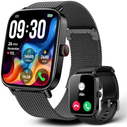 Smartwatch Relógio Inteligente, Tela HD de 1,85" Relógio Fitness,...