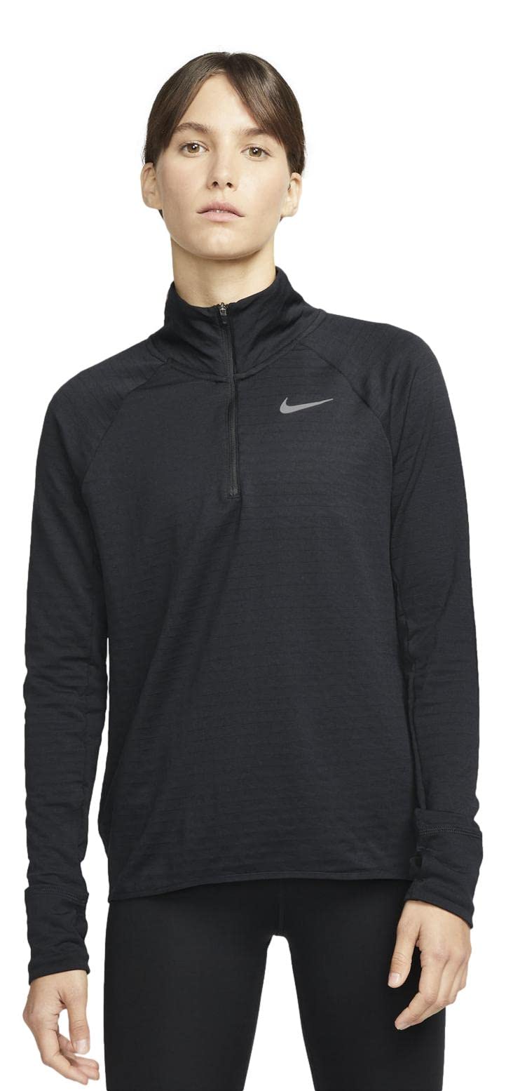 NikeTherma-FIT Element Women's 1/2-Zip Running Sweatshirt, Light Bordeaux