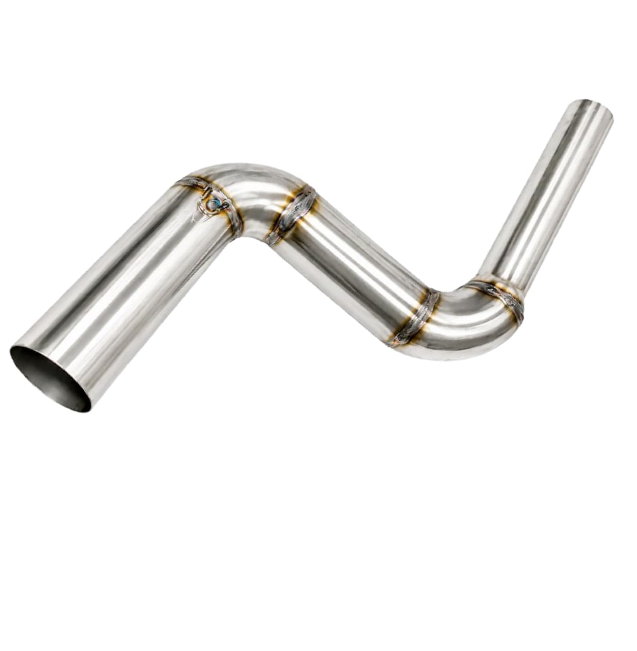 Turbo Racing Stainless Steel Exhaust Bend Pipe Compatible with Bajaj Pulsar NS200, RS200, AS200, NS160 & Dominar 400 DECATE PIPE | Heavy Duty Performance Header Pipe-image-37
