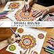 FUN LAVIE Mandala Malbuch für Erwachsene - 32 Entspannende Mandala Designs, Anti-Stress Ausmalbuch für Erwachsene mit Spiralbindung, Achtsamkeit & Stressabbau – Perfekt für Entspannung（I）