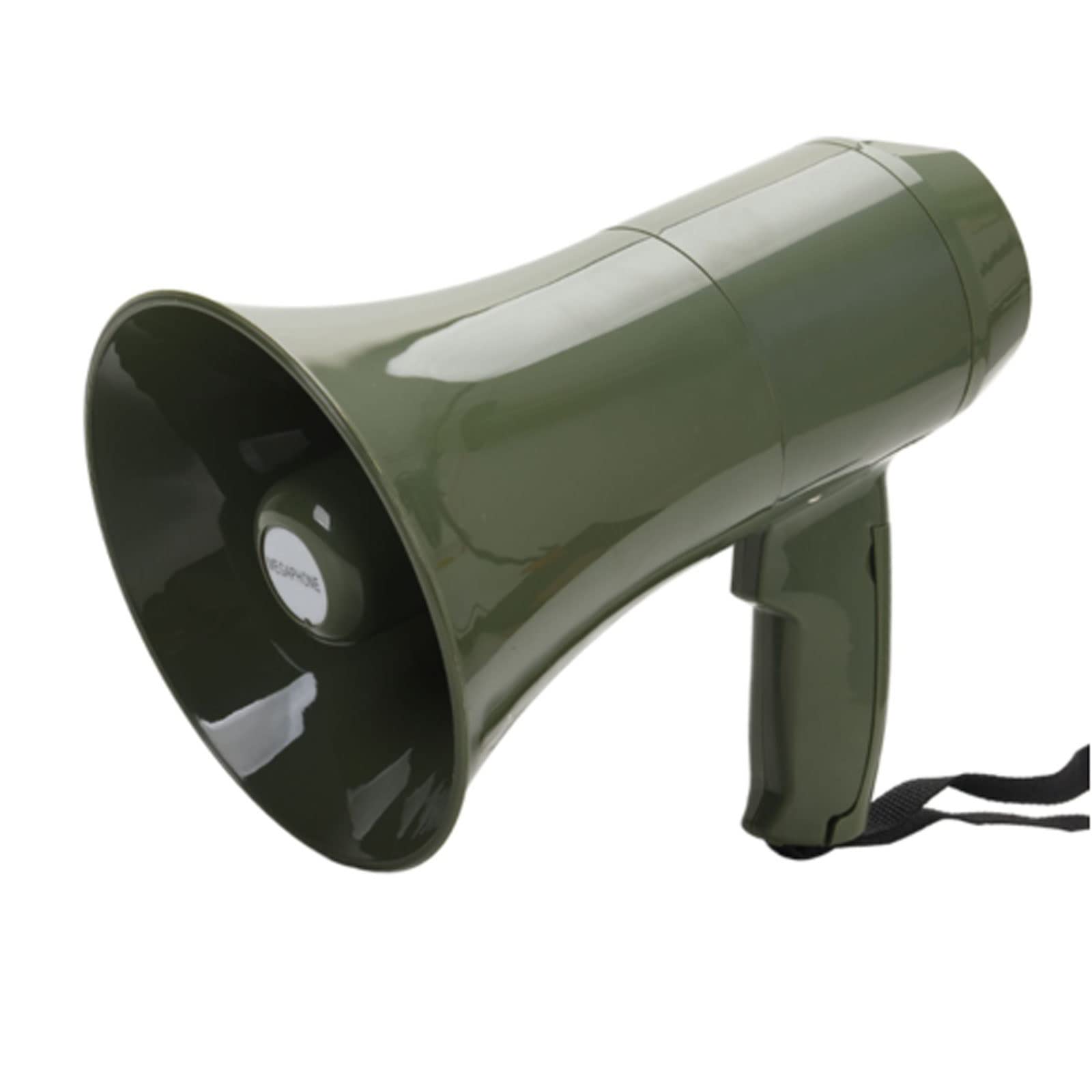 GFJryET Handheld megaphone, Megaphone Speaker 15W Handheld Adjustable Vol Control Referee Bullhorn Built-in Siren