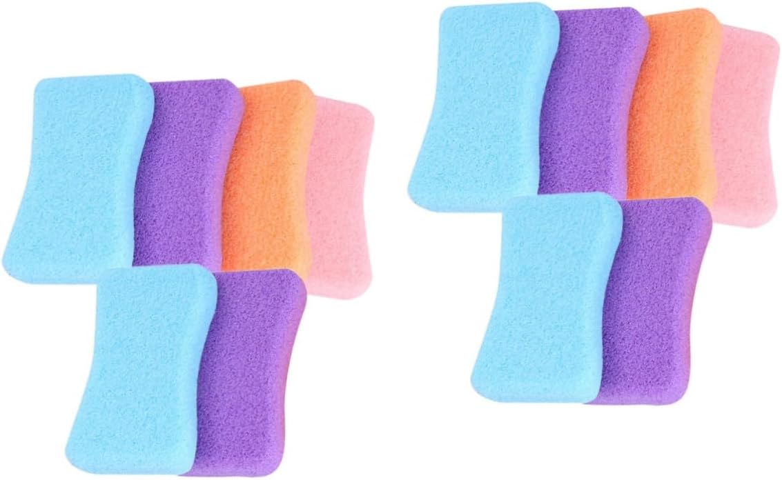 Ipetboom 12 Pcs Pumice Stone Foot Peel Mask Nail Polish Sander Home Rubbing Stone Skin Pedicure Foot Cuticle Spatula Pedicure Scrubber Cleaning Scrubber Polishing Foot Stone