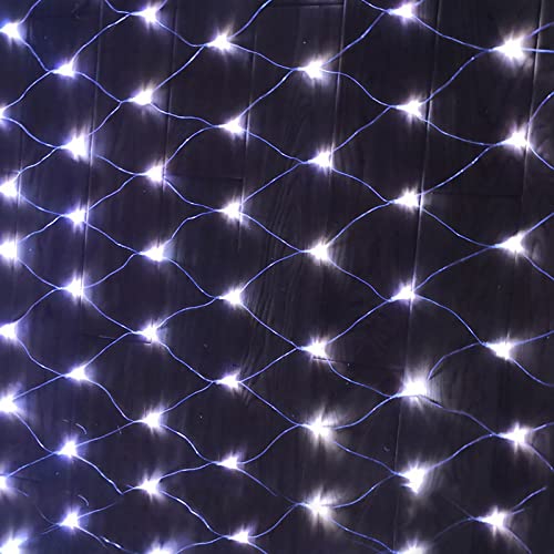 Lumières de Noël filet étanche blanc 10x8m 2600 LED grand format pour extérieur