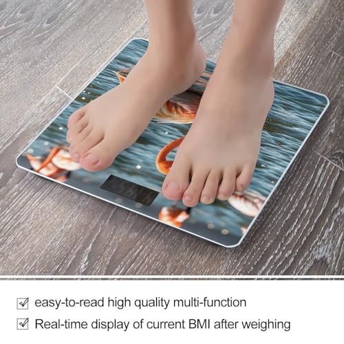 Báscula Digital de Baño FekiLoot con Plataforma Amplia miniatura 5