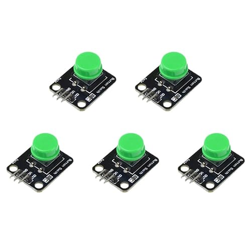 5 unidslote con tapa verde botón grande luz táctil interruptor módulo micro botón electrónico bloque de construcción