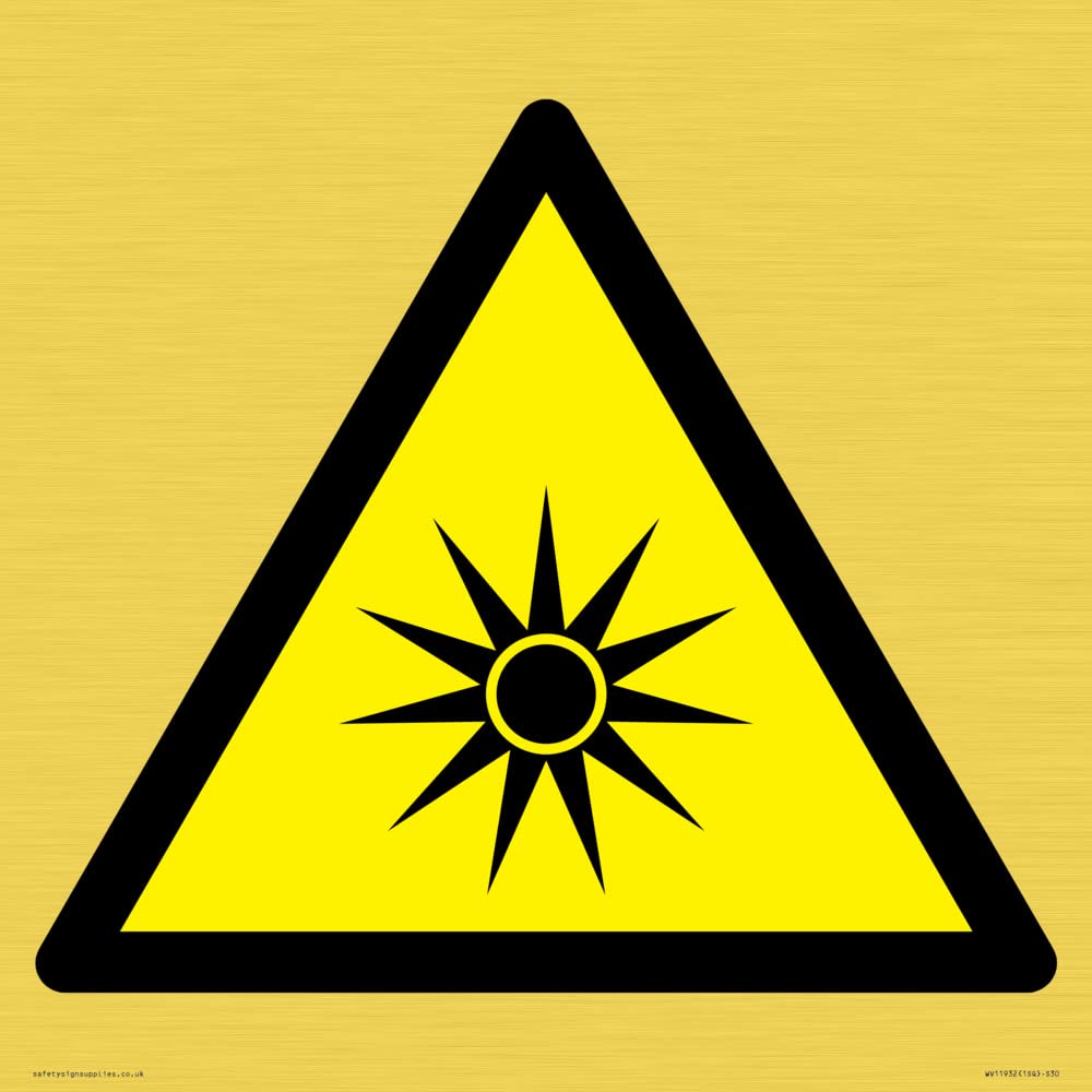 W027 Warning: Optical radiation Sign - 300x300mm - S30