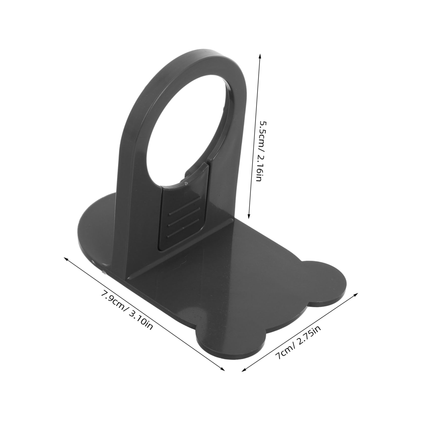 FRCOLOR Shower Gel Bottle Rack Adhesive Wall Mount Shampoo Dispenser No Drilling Sturdy Plastic Multifunctional Holder