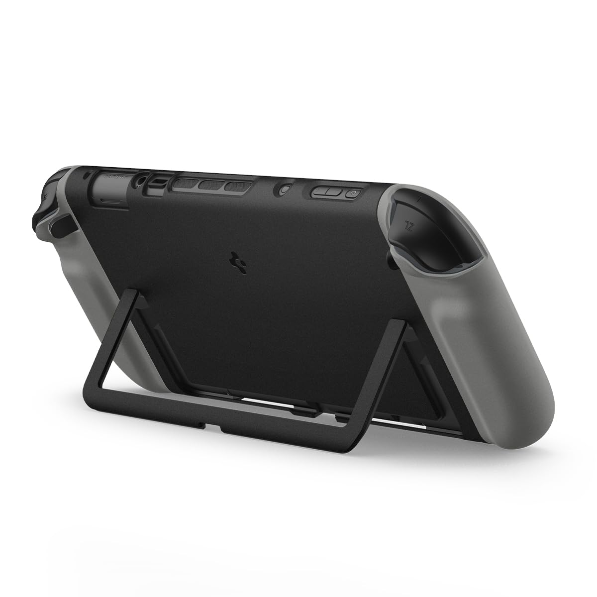 Spigen for Nintendo Switch 2 Case, Nano Pop Compatible with Switch 2 Accessories (2025) Slim Fit PC Dockable Cover, Detachable Joy-Con, Kickstand Compatible - Black Sesame