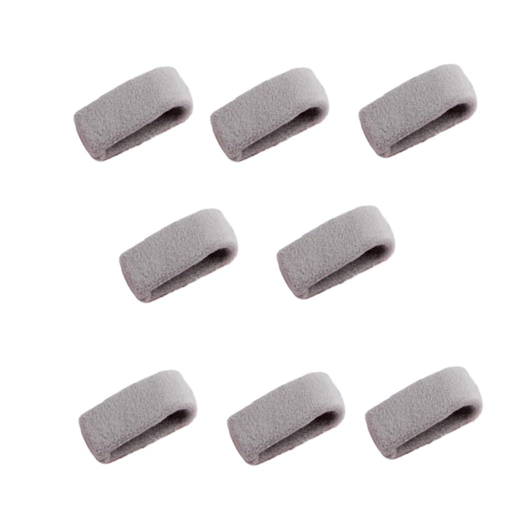 Lyxtiorn Pack-of-8 Duvet Clips, UPGRADED Non-Slip Duvet Cover Clips to Keep Duvet in Place, Comforter Quilt Gripping Holder Fixator without pins (Gray)