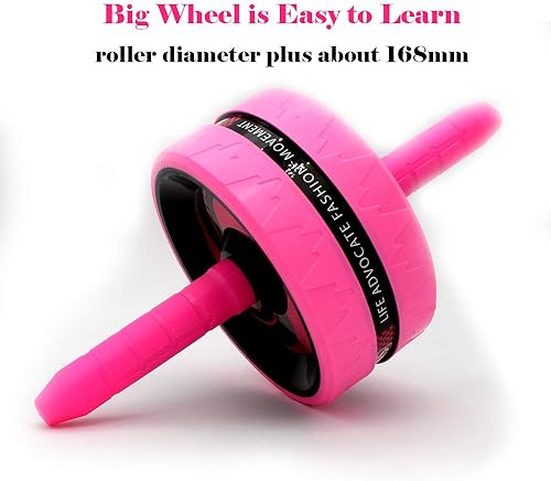 Miniatura 4 de BiJun Rueda de rodillo de abdominales para entrenamiento abdominal, juego completo de gimnasio en casa con rodillo de rueda AB, alfombrilla para