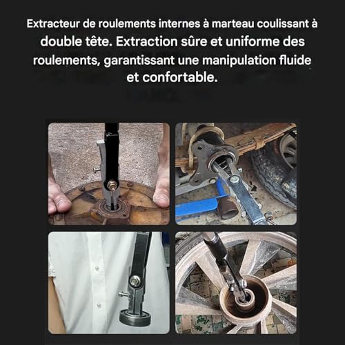 Marteau à coulisse à usage intensif double tête pour atelier mécanique auto - 5