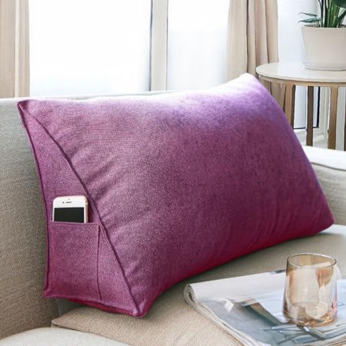 Almohada de Cuña Triangular 70 cm de Algodón Morado