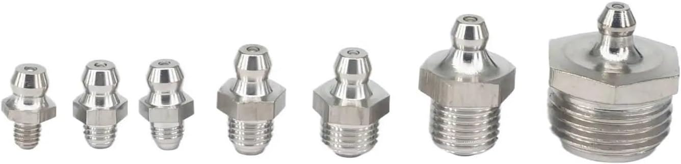 メートルねじオス304ステンレススチールニップル継手1個(M10x1)