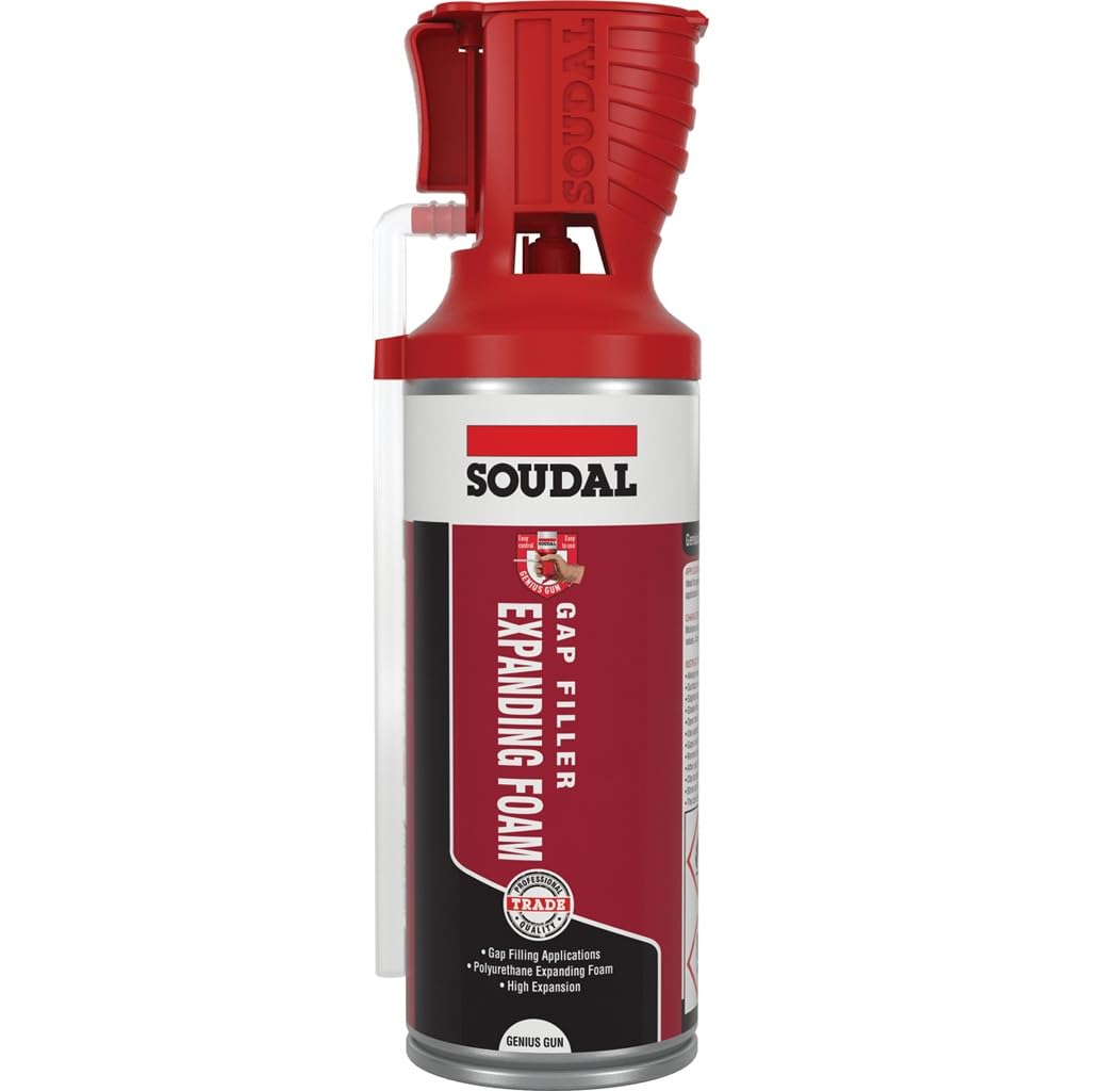 Soudal Gap Filler Expanding Foam - Genius Gun® Champagne 300Ml 152760