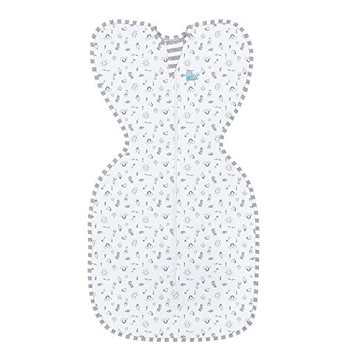 Love to Dream Swaddle UP, High Five, Newborn, 5-8.5 lbs, Dramatically Better Sleep, Allow Baby to Sleep in Their Preferred arms up Position for self-Soothing, snug fit Calms Startle Reflex