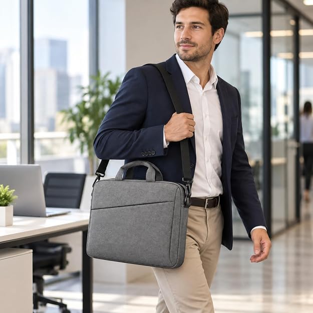 Image of Grey Laptop Bag