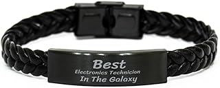Best Electronics Technician in The Galaxy Electronics Technician Best Bracelet for Electronics Technician Lover Gifts for Electronics Technician Electronics Technician Bracelet For Electronics, Small, Silver Plated Zinc, Cubic Zirconia